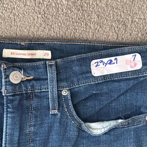 Levi's 311 shaping jeans size 31 Dark Blue Skinny Jeans